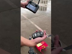 Professionelle GPS-Drohne mit automatischer Rückkehr, Abwurfvorrichtung und geplanter Route